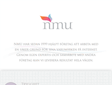 Tablet Screenshot of nmugroup.com